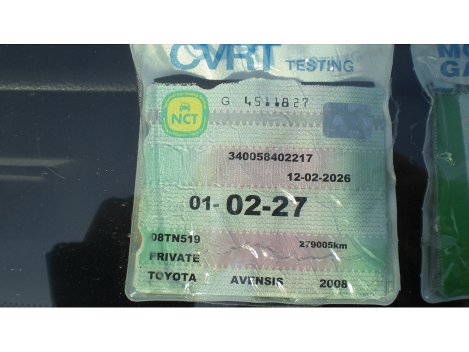 2008 Toyota Avensis 1.6L Petrol For Sale Images