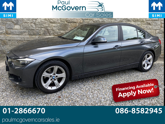 2014 BMW 3 SERIES F30 D SE 4DR AUTOMATIC**//**€200 ROAD TAX**//**WARRANTY**//**TRADE IN ACCEPTED**//**TAXED 12 2025**//**CHARCOAL GREY**//**BLACK LEATHER**//**SERVICE HISTORY**//**!!