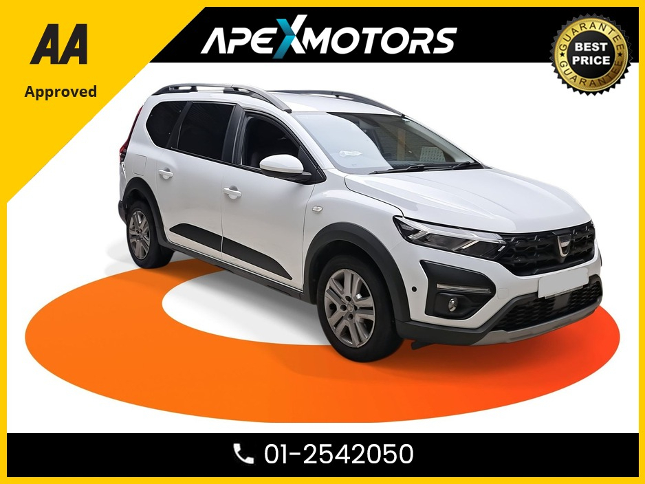 Dacia Jogger FINANCE ARRANGED * 7-SEATER * 1.0 COMFORT TCE * LOW LOW MILES (30,000) * NEW NCT OCT-28 * AA APPROVED * IMMACULATE (AS NEW THROUGHOUT) * 101 SAFETY CHECKLIST * STAMPED SERVICE HISTORY * TOP-SPEC 7-SEA
