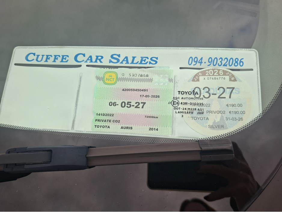 2014 Toyota Auris 1.4L Diesel For Sale Images