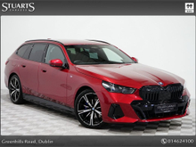 BMW 5 Series 252 REG: COMFORT PACK, TECH PACK AND 20” ALLOYS* FIRE RED METALLIC WITH BLACK VEGANZA INTERIOR