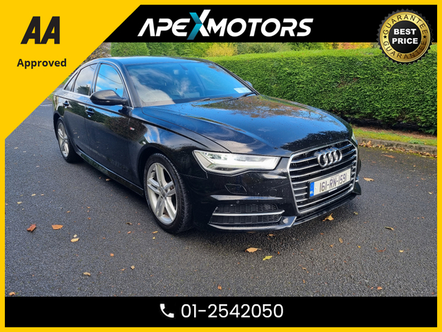 2016 AUDI A6 FINANCE ARRANGED * 2.0 TDI S LINE ULTRA 187BHP 4DR AUTO 190PS * TOP-SPEC S-LINE * NCT MAR-26 * TAX FEB-26 * IMMACULATE * STAMPED SERVICE HISTORY * AA APPROVED * 101 SAFETY CHECKLIST * AUTOMATIC (DSG)