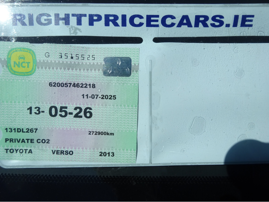 2013 Toyota Verso 2.0L Diesel For Sale Images