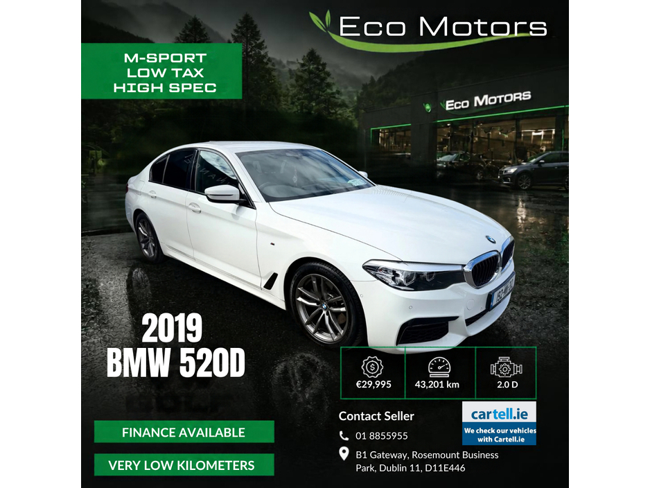 BMW 5 Series M SPORT - AUTOMATIC - SUPER LOW KMS - NOT A JAPANESE IMPORT