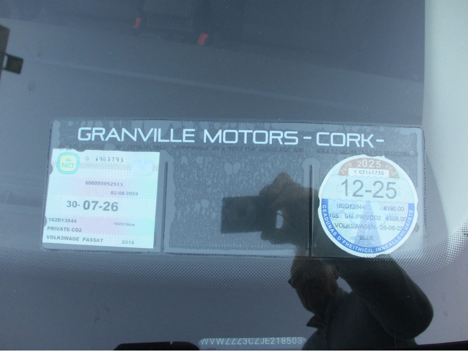 2018 Volkswagen Passat 1.6L Diesel For Sale Images