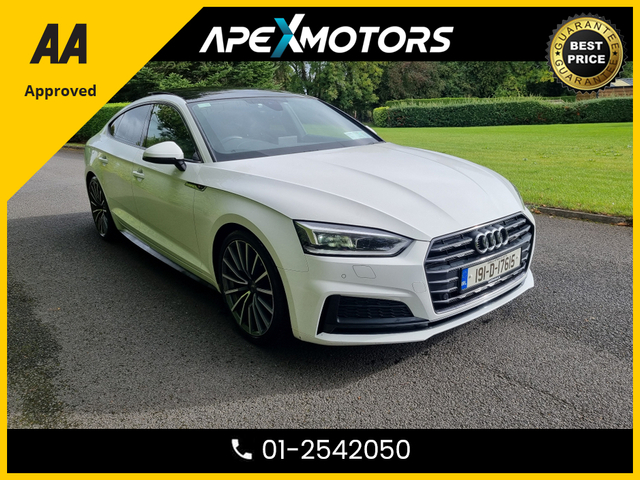 2019 AUDI A5 FINANCE ARRANGED * SPORTBACK 35 TDI 150 S 4DR A S-TRONIC LINE * NCT FEB-27 * LOW TAX OCT-25 * 6-STAMPS SERVICE HISTORY * AA APPROVED * 101 SAFETY CHECKLIST * AUTOMATIC (DSG) * IMMACULATE * HEATED SEAT