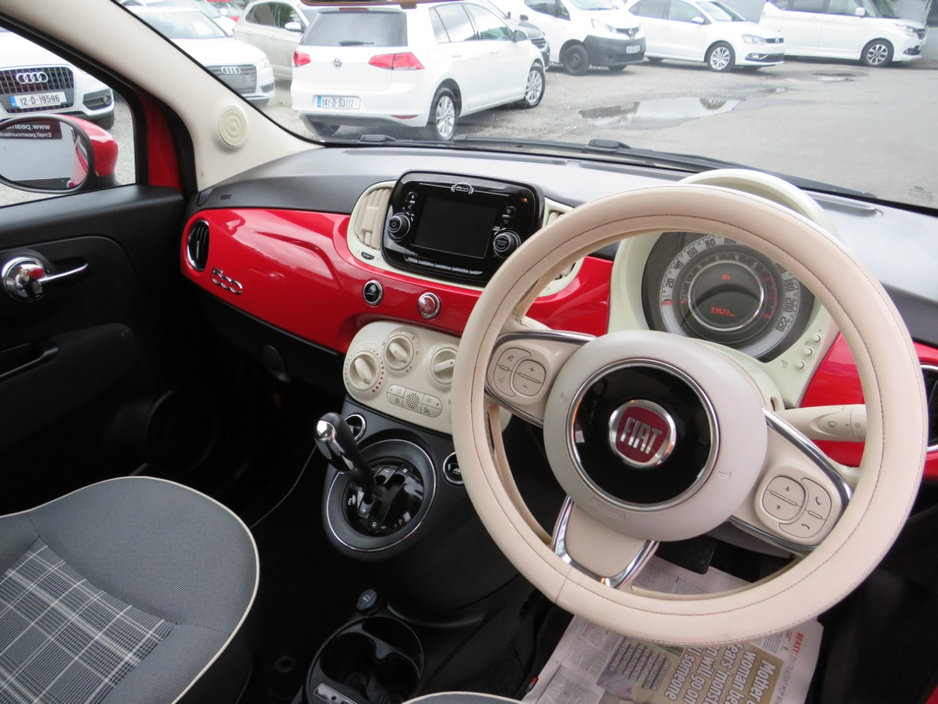 Fiat 500 2018 FIAT 500 1.2 PETROL AUTO LOW MILEAGE NCT 28 — thumbnail 9