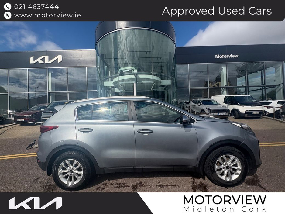 Kia Sportage 5DR, Touch Screen Infotainment System, Multi-Function Steering Wheel, Daytime Running Lights, Lane Departure Warning,