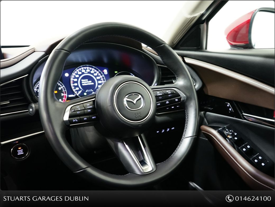 Mazda CX-30 CX-30 TAKUMI e-SKYACTIV X 186ps SOUL RED CRYSTAL WITH BLACK LEATHER, SUNROOF, 360 CAMERA, WIRELESS CHARGER, WIRELESS CARPLAY, ELECTRIC MEMORY SEATS — thumbnail 14