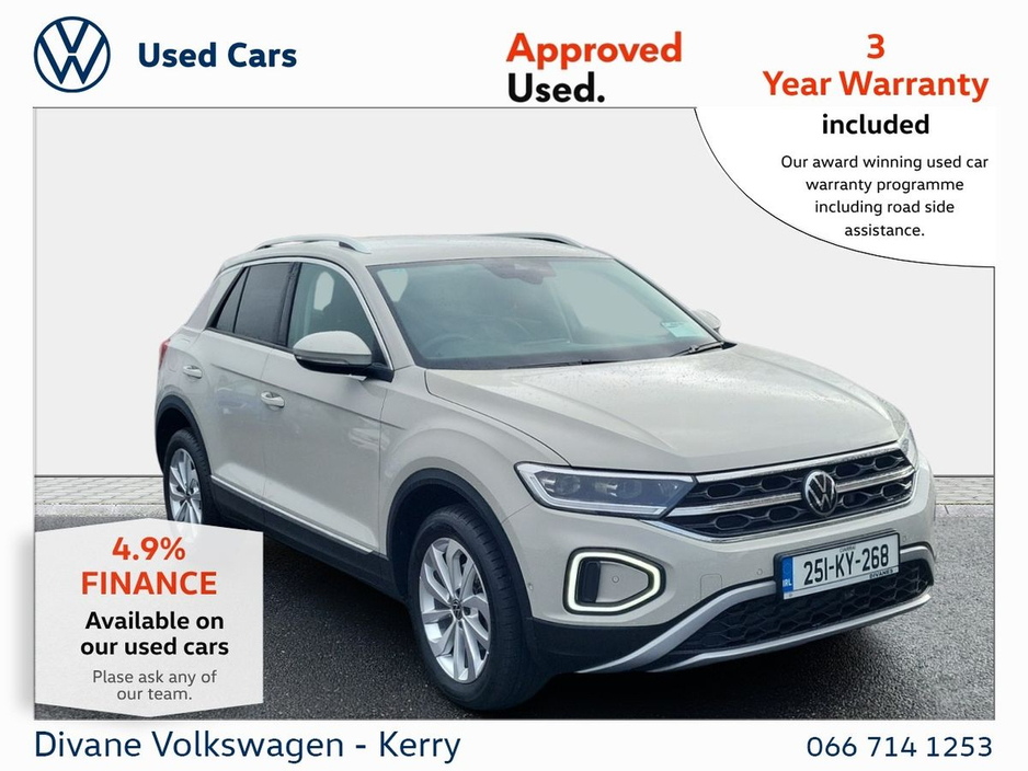 Used Volkswagen T-Roc 2025 in Kerry