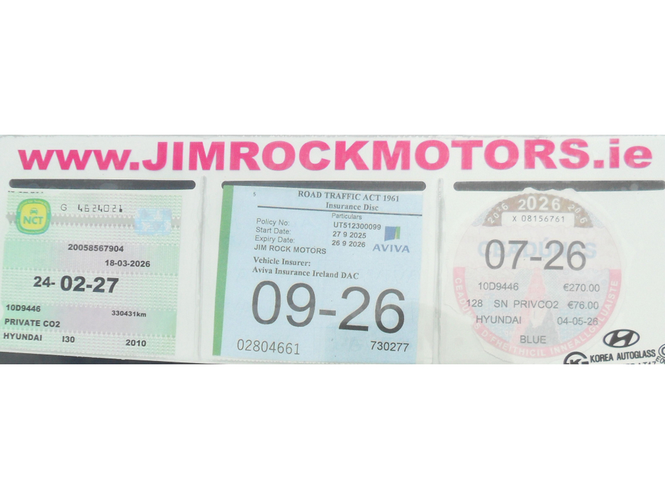 2010 Hyundai i30 1.6L Diesel For Sale Images