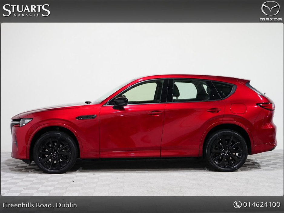 Mazda CX-60 HOMURA, DRIVERS ASSISTANCE PACK, SOUL RED WITH BLACK LEATHER , RADAR CRUISE WITH MAZDA PILOT ASSIST, ADAPTIVE LED HEADLIGHTS, HEATED AND VENTILATED SE — thumbnail 6