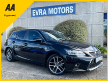Lexus CT 200 h F-SPORT AUTOMATIC HYBRID 1.8 PETROL //LOW MILES//HEATED SEATS//KEYLESS ENTRY//REVERSE CAMERA//ADAPTIVE CRUISE CONTROL//