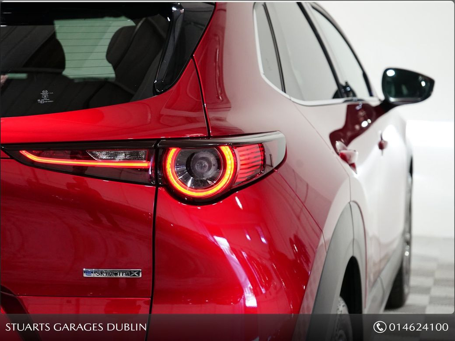 Mazda CX-30 CX-30 TAKUMI e-SKYACTIV X 186ps SOUL RED CRYSTAL WITH BLACK LEATHER, SUNROOF, 360 CAMERA, WIRELESS CHARGER, WIRELESS CARPLAY, ELECTRIC MEMORY SEATS — thumbnail 11
