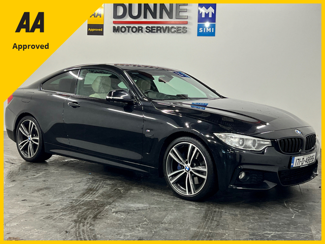 2017 BMW 4 SERIES AMAZING SPEC*PAN ROOF*420 D F36 M-SPORT PRO 3DR AUTO*SAT NAV*NCT 04/27*TWO KEYS*SERVICE HISTORY X6STAMPS*12 MONTH WARRANTY*FINANCE AVAILABLE