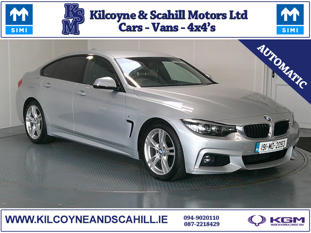 2019 BMW 4 SERIES 420D D F36 M SPORT AUTO GRAN COUPE 5DR A