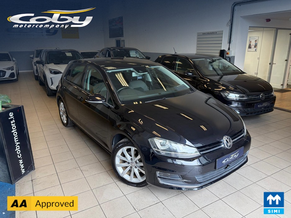 Volkswagen Golf 1.4 5DR AUTO Highline. New NCT done before collection. Reverse Cam, Alloy Wheels, Cruise Control, Dual Climate, MFSW, Sat Nav, Paddle Shift, Bluetooth and more.
