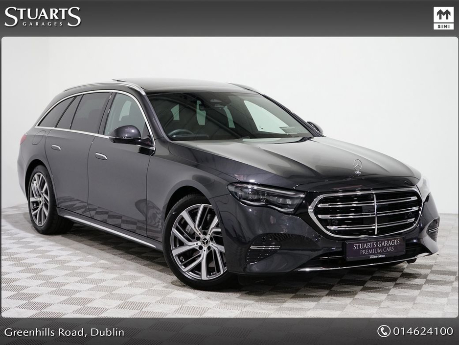 Mercedes-Benz E Class E220d MHEV ESTATE EXECUTIVE PREMIUM: PANORAMIC SLIDING ROOF, 360 CAMERA, BURMEISTER 4D SOUND, VENTILATED MEMORY SEATS, GRAPHITE GREY, BLACK LEATHER
