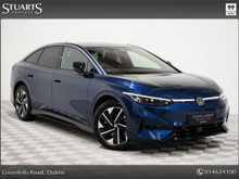 Volkswagen ID.7 “MATCH PRO S” LARGER 86KW BATTERY. AQUAMARINE BLUE METALLIC , HARMAN KARDON, REAR HEATED SEATS, 360 CAMERA, 19” ALLOYS, VENTILATED SEATS