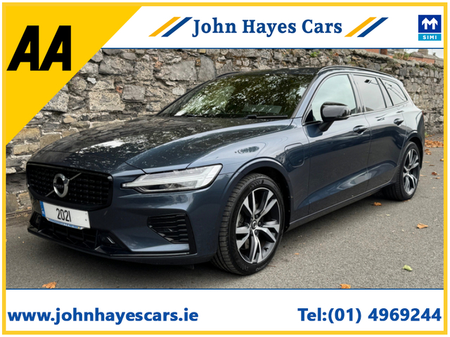 2021 VOLVO V60 R-DESIGN T6 RECHARGE 4WD//FULL SERVICE HISTORY//FULL LEATHER//GREAT SPEC//SIMI AND AA DEALER