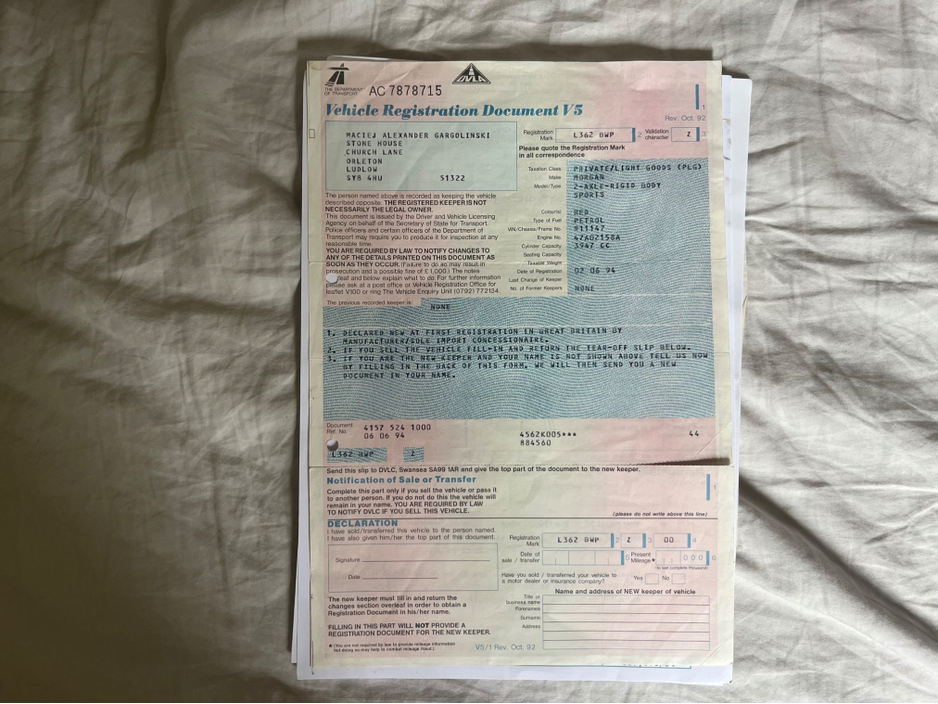 1994 Morgan Plus 8 3.9L Petrol For Sale Images