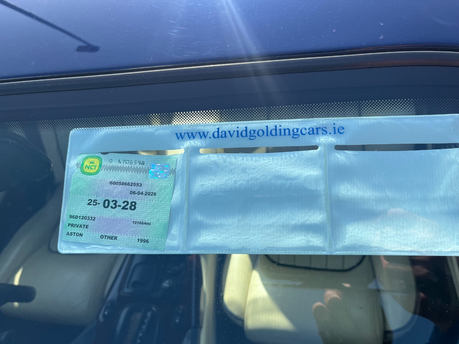 1996 Aston Martin DB7 3.2L Petrol For Sale Images